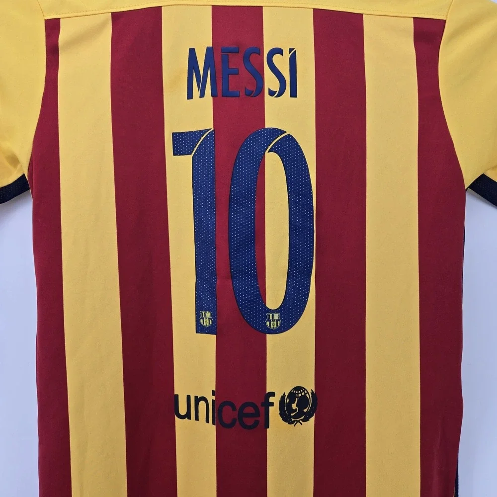 2015/16 Barcelona Away Jersey #10 Messi Size Medium Nike Soccer La Liga kit